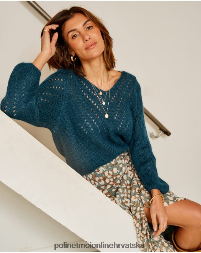 pulover hilaria nacrti zelena šuma Polin et moi odjeća N2THPD356