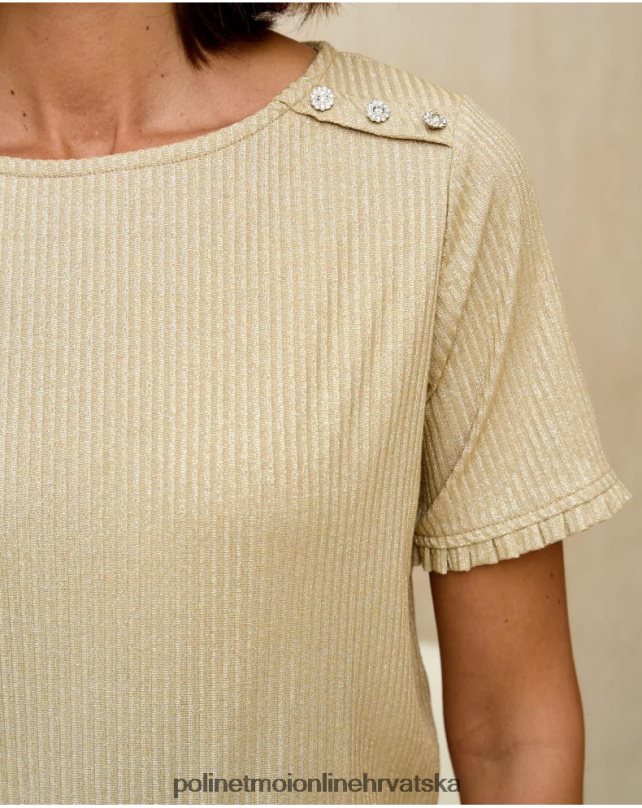 pulover simonne čvor zlato/platina Polin et moi odjeća N2THPD343