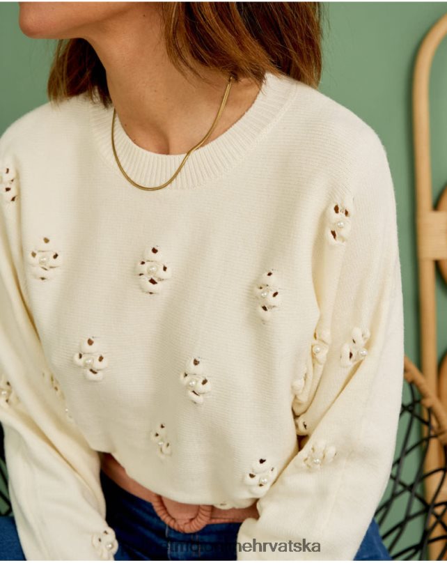 pulover tita biseri sirovo Polin et moi odjeća N2THPD348