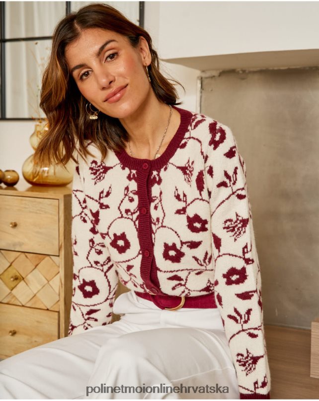 sofia žigosani kardigan sirovo Polin et moi odjeća N2THPD357
