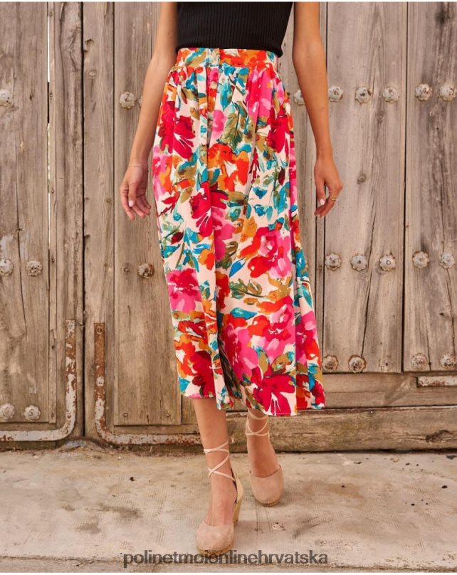 duga suknja aada ruža Polin et moi odjeća N2THPD303