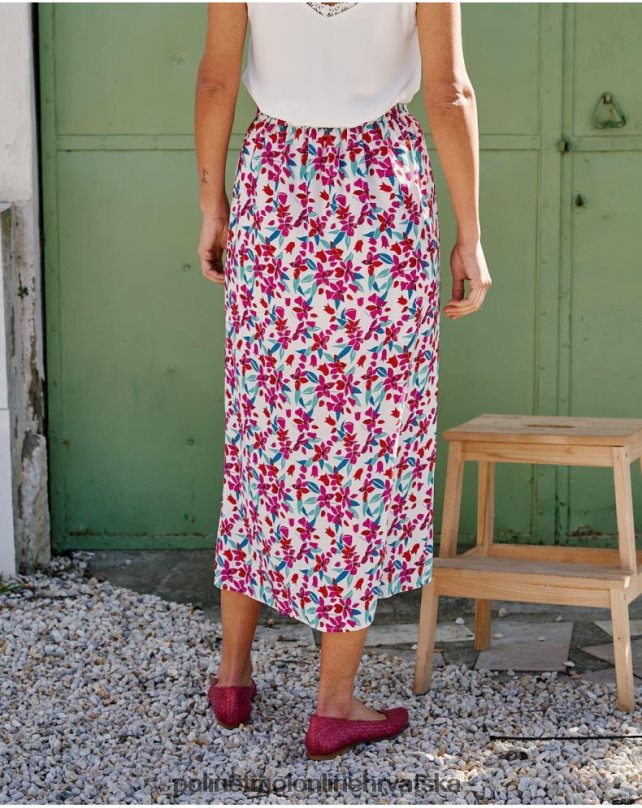 frila midi suknja ljubičasta Polin et moi odjeća N2THPD308