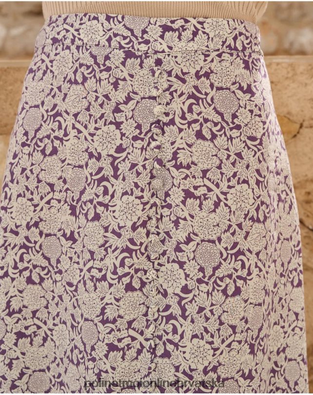 midi trinity suknja lila Polin et moi odjeća N2THPD307