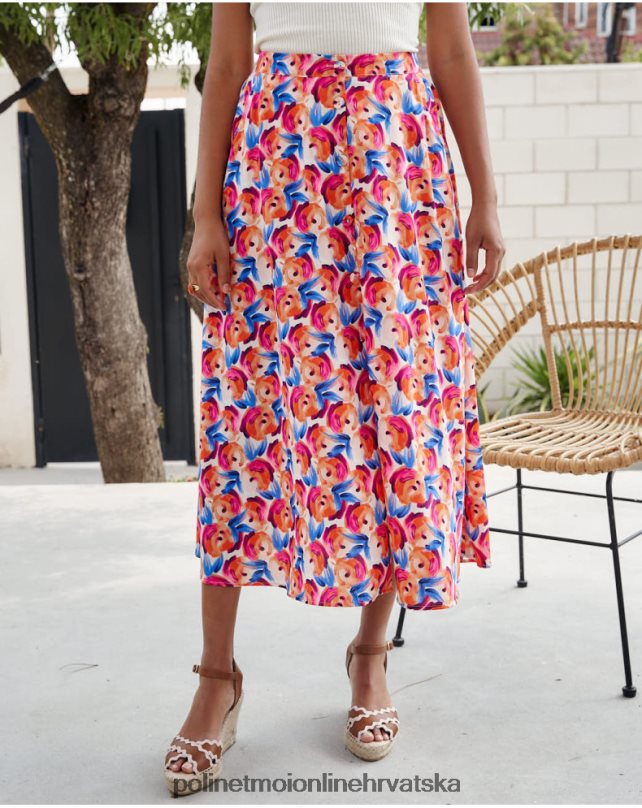 suknja cvijeće hannah naranča Polin et moi odjeća N2THPD320